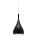 Buy Pendant Lights Australia Aero 1 Light Pendant Matt Black - AERO1PBLK