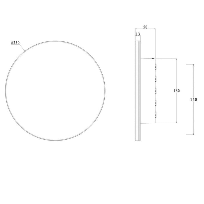 Buy Exterior Wall Lights Australia AFFINITY Exterior Wall Light 15W Black 3CCT - SE7360TC/BK