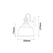 Buy Wall Sconce Australia Alta Adjustable Wall Light Black With Copper Hightlights - ALTA2W