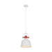Buy Pendant Lights Australia Alta 1 Light Pendant White With Copper Hightlights - ALTA1