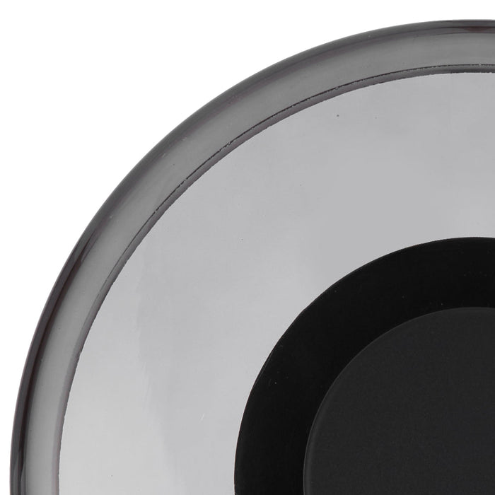 Amity LED Wall Light 8W 3000K Black & Smoke - AMITY WB25-BKSM