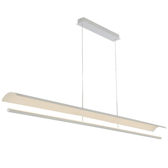 Ariva LED Island Pendant 32W Tri Colour White - ARIVA PE180-WH