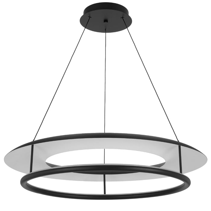 Ariva LED 800mm Pendant Light 34W Tri Colour Black - ARIVA PE80-BK