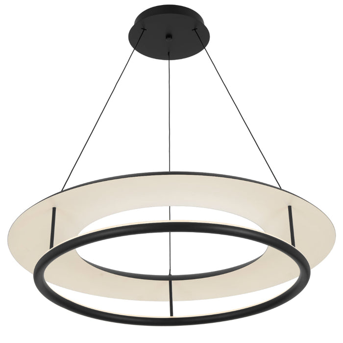 Ariva LED 800mm Pendant Light 34W Tri Colour Black - ARIVA PE80-BK