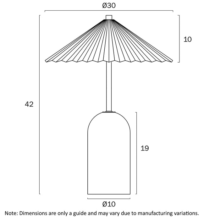 Arvane LED Table Lamp 8W 3000K Black - ARVANE TL-BK