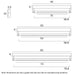 Buy Bathroom Vanity Lights Australia ARVIN Bathroom Vanity Light W820mm Black 3CCT - ARVIN WB80-BK3C