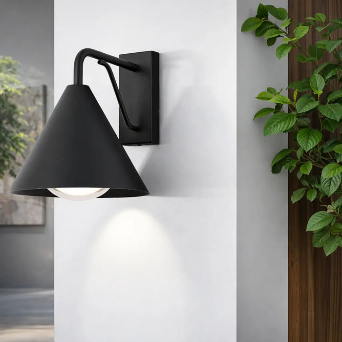 Ashford Exterior Wall Light Black - ASHFORD EX-BK