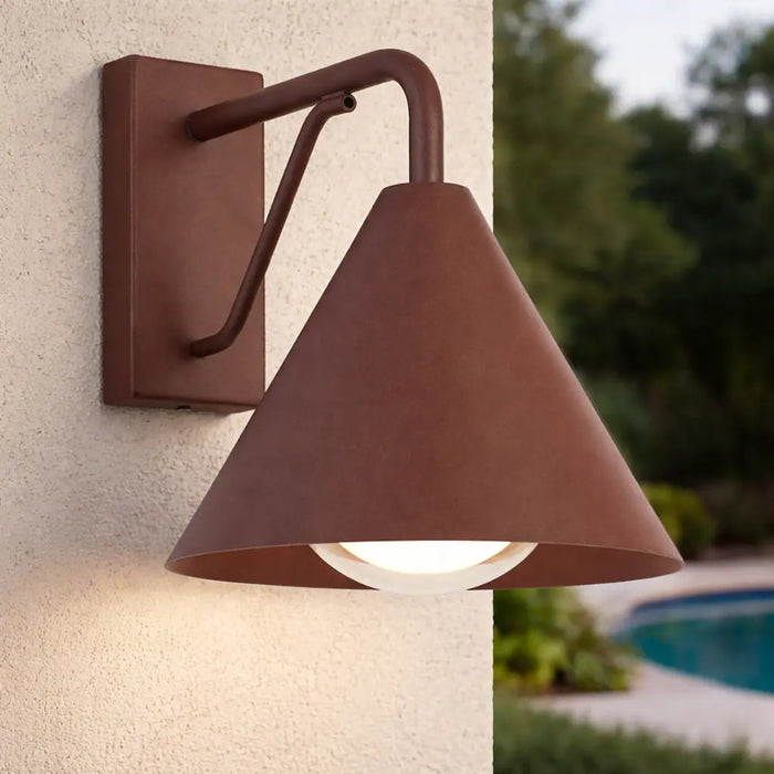 Ashford Exterior Wall Light Corten - ASHFORD EX-RST