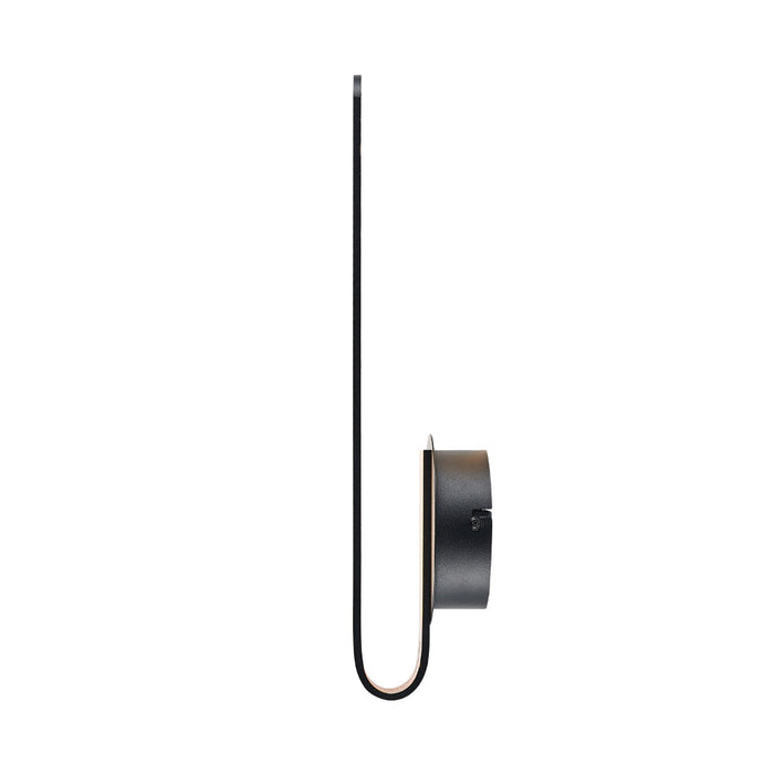Atala Small LED Wall Light 12W 3000k Black & Gold - ATALA WB40-BKGD