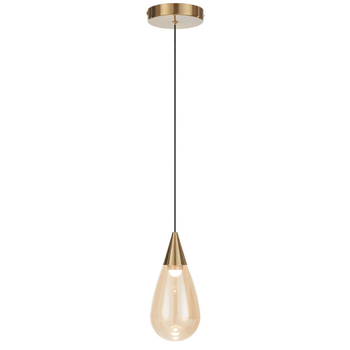 Atico LED Pendant 4W 3000K Antique Gold & Champagne - ATICO PE1-AGCHM