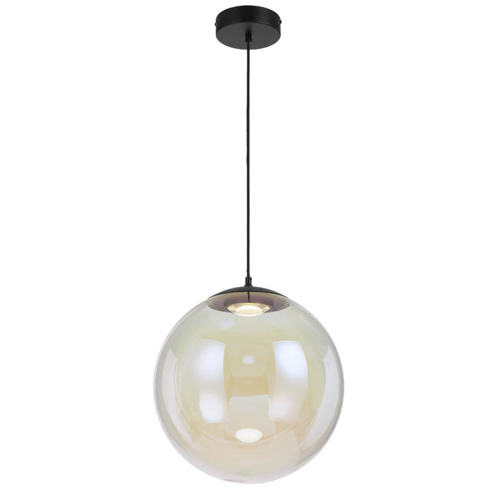 Aurora 400mm LED Pendant 15W 3000K Black - AURORA PE40-RBW