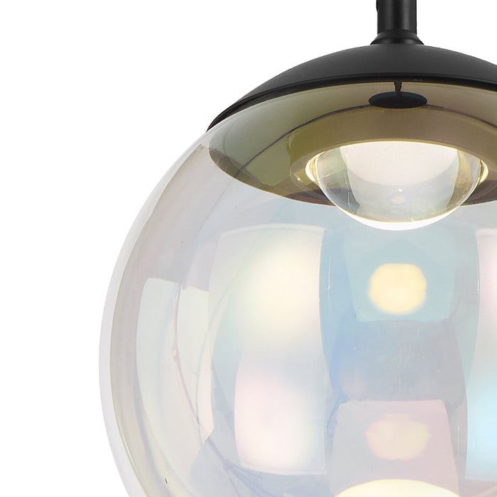 Aurora 300mm LED Pendant 12W 3000K Black - AURORA PE30-RBW