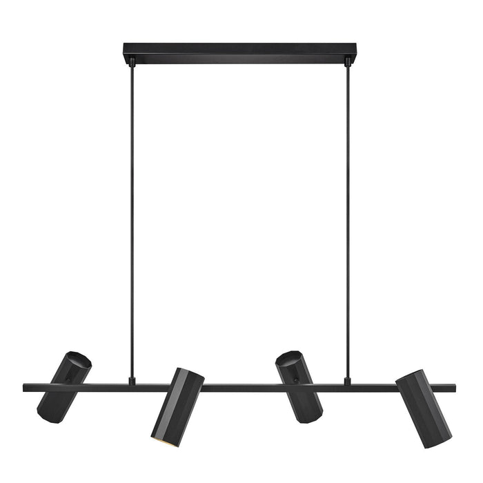 Alanis 4 Light Pendant Black - 2213423003