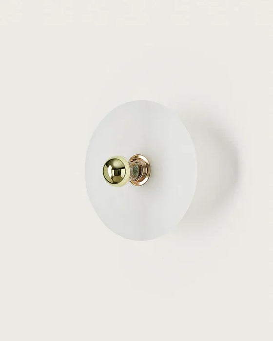 Alba Large Wall Light Shiny Gold Chrome Black or White