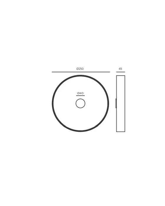 Ambor LED Wall Light 3W 3000K Matte Black - ARO.A1283/NEG