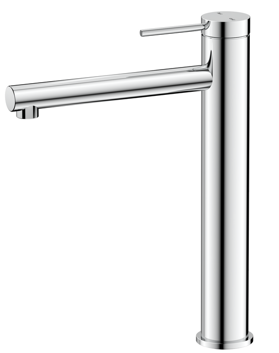 Mica Tall Basin Mixer Straight Chrome - BMS-51-TALL-CP