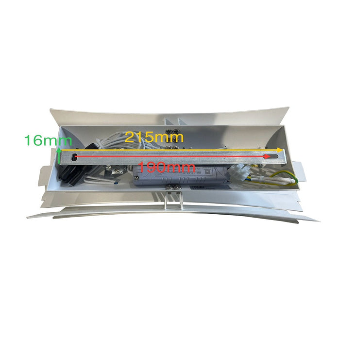 Bagota Up & Down Wall Light White Metal 3CCT - BAGOTA