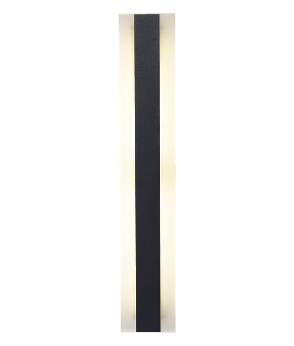 Banda LED 1450mm Rectangular Wall Light Aluminium Black 48W 3CCT - BANDA4