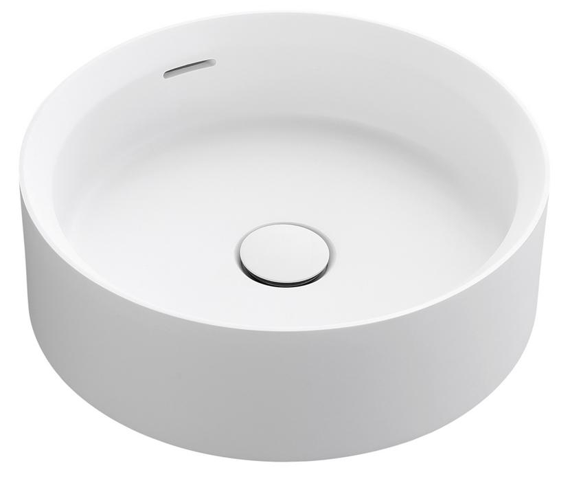 Thyra Above Counter Basins Matte White - BAS-383812-MW