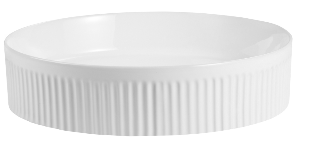 Aimee Above Counter Basin White - BAS-FL41-10
