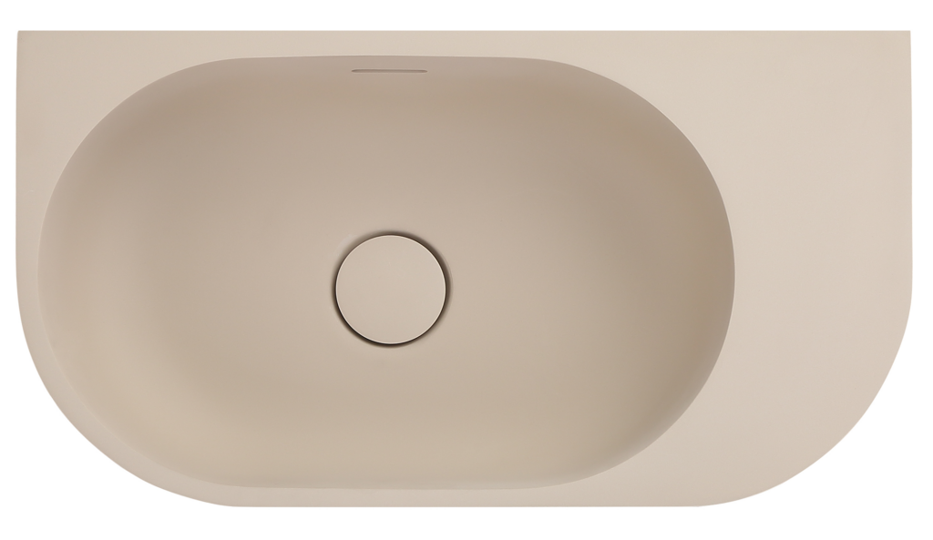 Elysia Right Hand Above Counter Basins Latte - BAS-R-502715-LAT