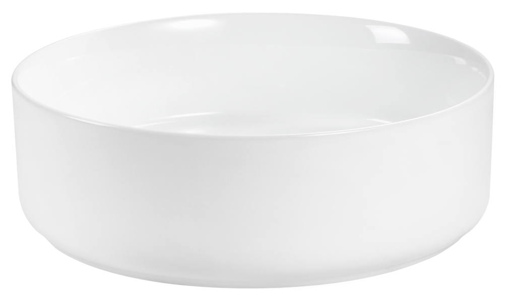 Rotonda 360mm Above Counter Basin White - BAS-RND36512-V