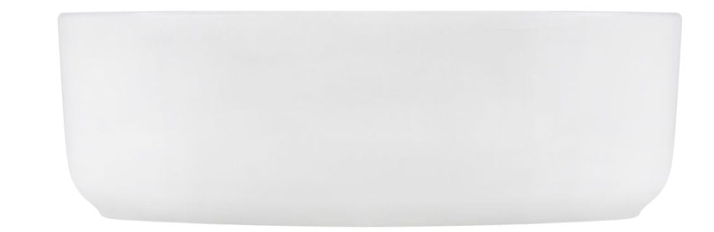 Rotonda 360mm Above Counter Basin Matte White - BAS-RND36512-V-MW