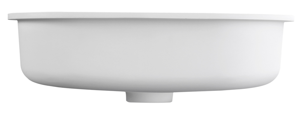Doros Undermount Basin Matte White - BAS-U-OV-533216-MW