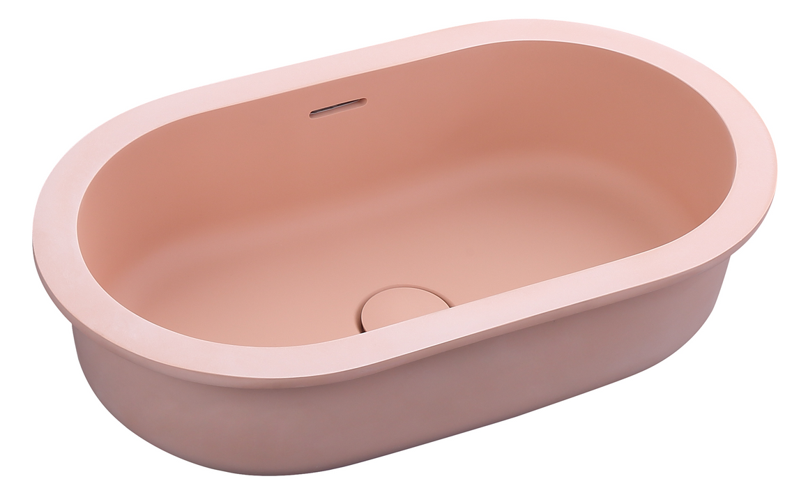Doros Undermount Basin Rose - BAS-U-OV-533216-ROS