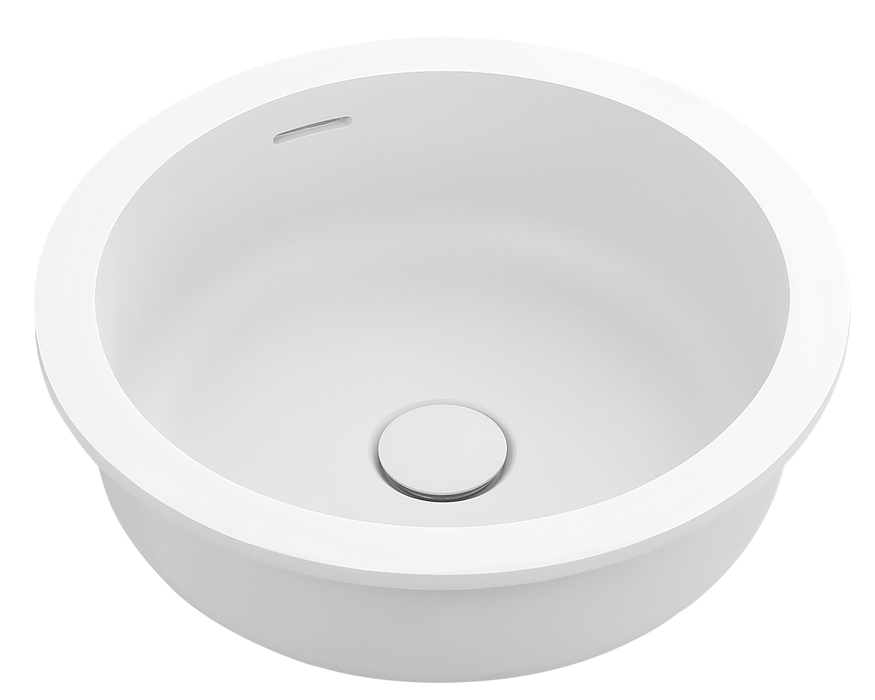 Kalos Undermount Basin Matte White - BAS-U-R-404015-MW