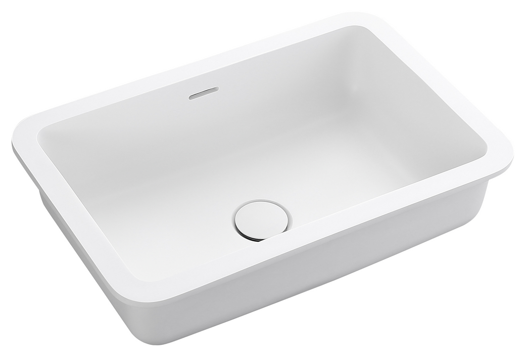 Thalios Undermount Basin Matte White - BAS-U-S-533616-MW
