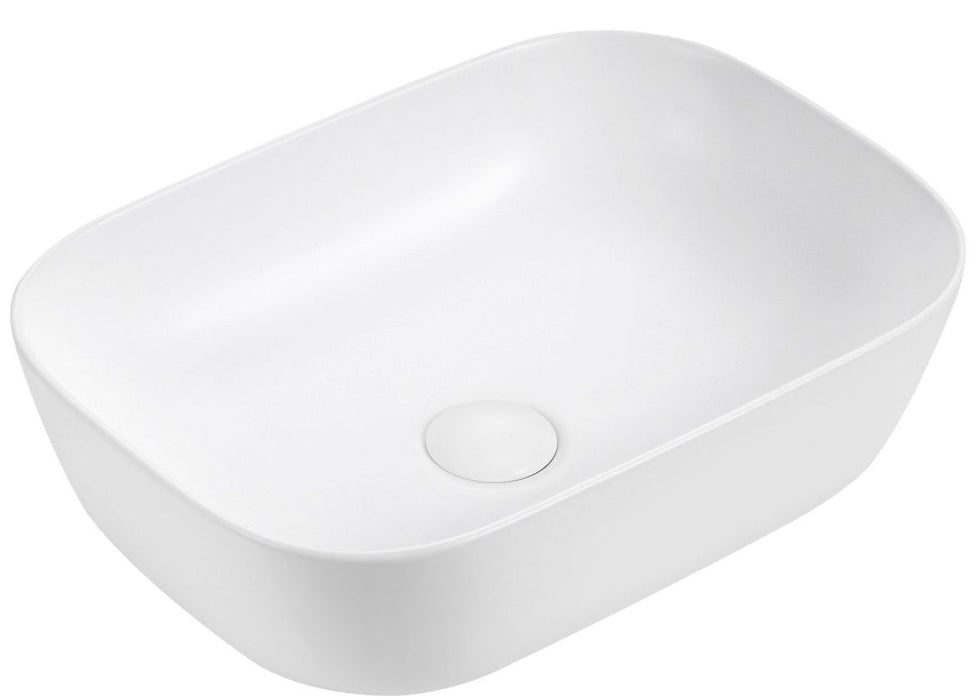 Lina 460mm Above Counter Basin Matte White - BASL-463213.5-MW