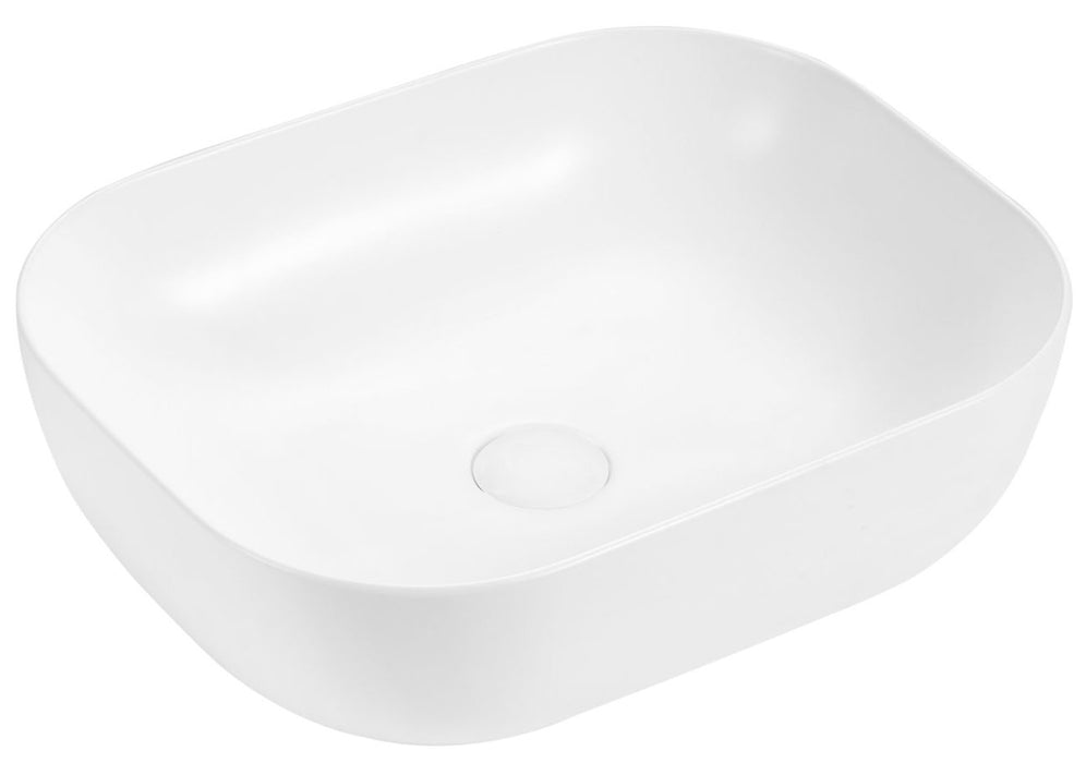 Lina 505mm Above Counter Basin Matte White - BASL-504014.5-MW