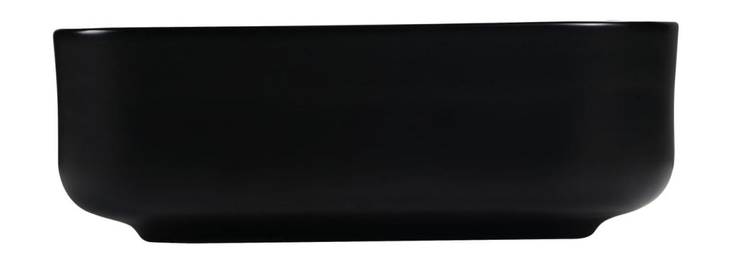 Riva 385mm Above Counter Basin Black - BASR-383814-BLK