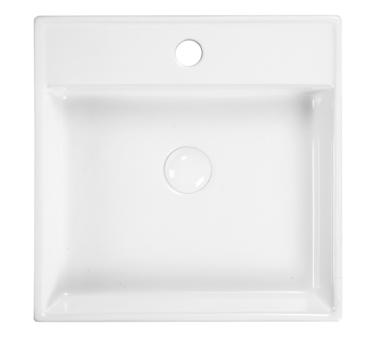 Louise 440mm Above Counter Basin White - BASR-444410