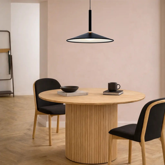 Benito Small LED Pendant Light 8W 3CCT Black - BENITO PE32-BKWH