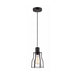 Buy Pendant Lights Australia Blackband 1 Light Black Iron Angled Cage Pendant - BLACKBAND2