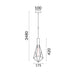 Buy Pendant Lights Australia WHITEBAND White Iron Cage 1 Light Diamond Cage Pendant - WHITEBAND5