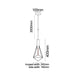 Buy Pendant Lights Australia WHITEBAND White Iron Cage 1 Light Angled Cage Pendant - WHITEBAND6