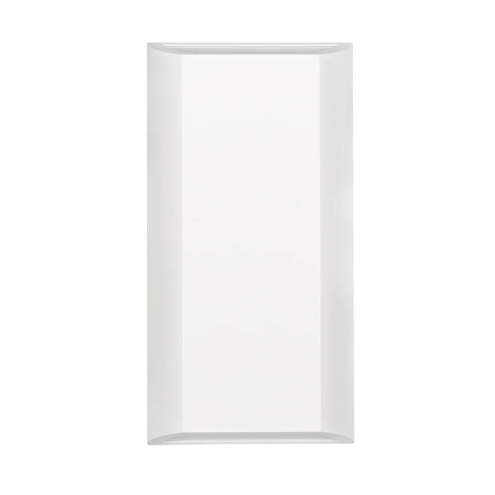Buy Up / Down Wall Lights Australia Bloc Up &  Down Wall 2 Lights 8W White Polycarbonate 3CCT - BLOC EX8-WH3C