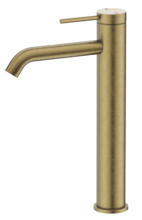 LVB V2 Mica Tall Basin Mixer Living Brass - BMC-53-TALL-LVB