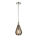 Buy Pendant Lights Australia Bonito 1 Light Taupe Wood Small Pendant - BONITO1
