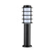 Buy Bollard Lights Australia Borda Louvred Bollard Light Short 304 Stainless Steel Black IP44 - BORDA3