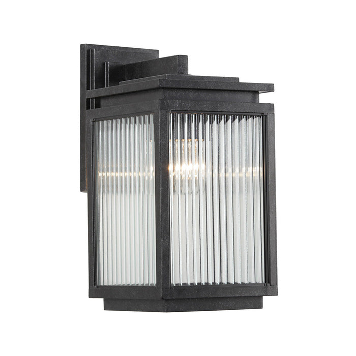 Buy Exterior Wall Lights Australia Boulevard Exterior Wall Light H370mm Antique Black Aluminium - 1000823