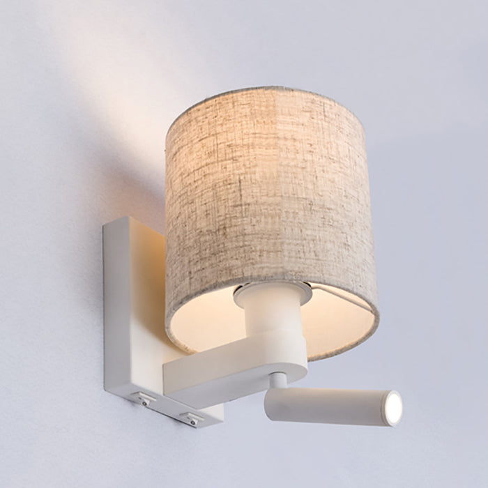 Buy Bedside Reading Lights Australia Brighton E27 Wall Lamp + 5000K LED Adjustable Reading Light - BRIGHTON02