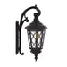 Buy Exterior Wall Lights Australia Brinley 1 Light Wall Light Large IP44 Black & Bubble Glass - BRINLEY EX35-BK