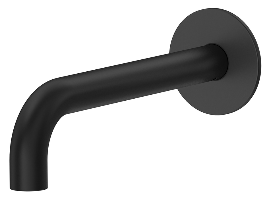Mica 250mm Bath Spouts Black - BTH-5-25-BLK