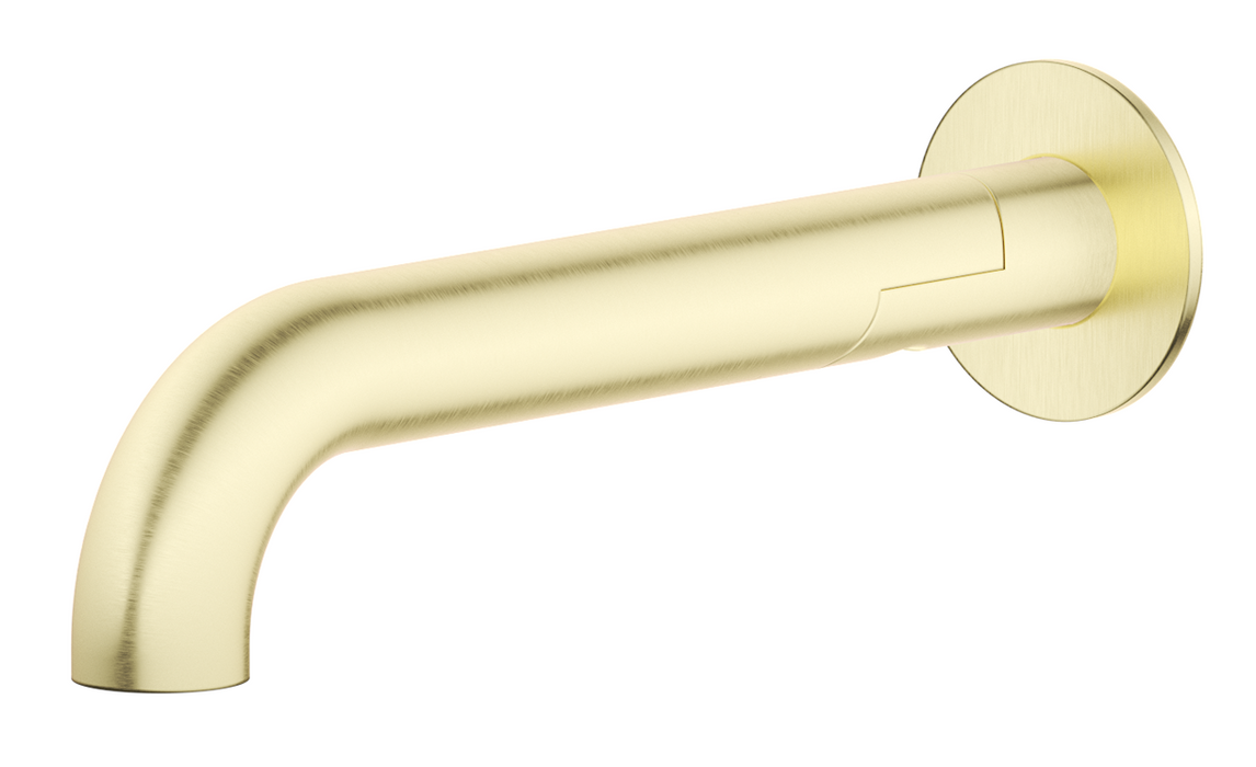 Mica Swivel Bath Spout Curved French Gold - BTH-C-SWVL-FG