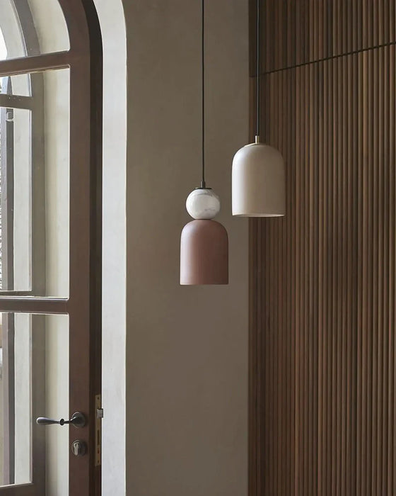 Bell Copo Pendant Light Brown & Chrome - ARO.C1084/CHR/BRN/TBC