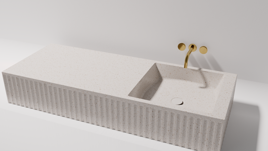 BRIZA 1200mm Wall Hung Basin - PB8007